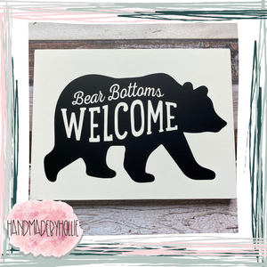 Bear Bottoms Welcome