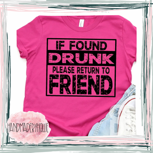 If Drunk Return to Friend