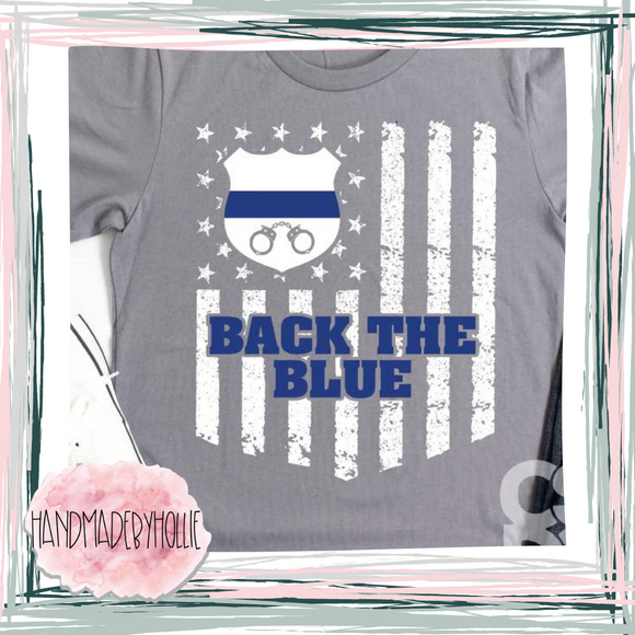 Back the Blue (with cuffs)