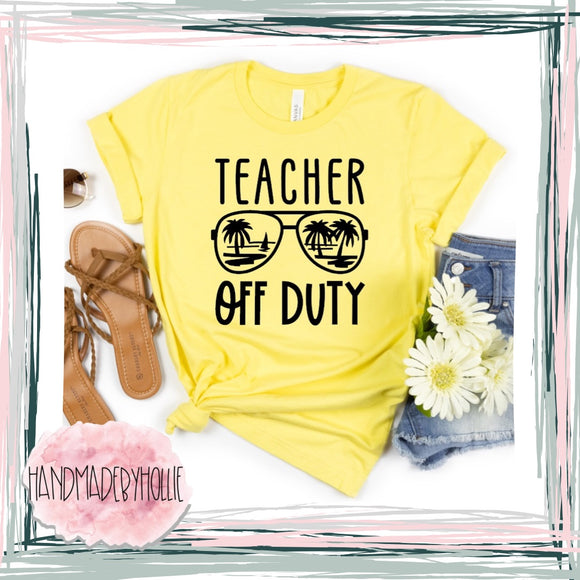 Teacher Off Duty (black)
