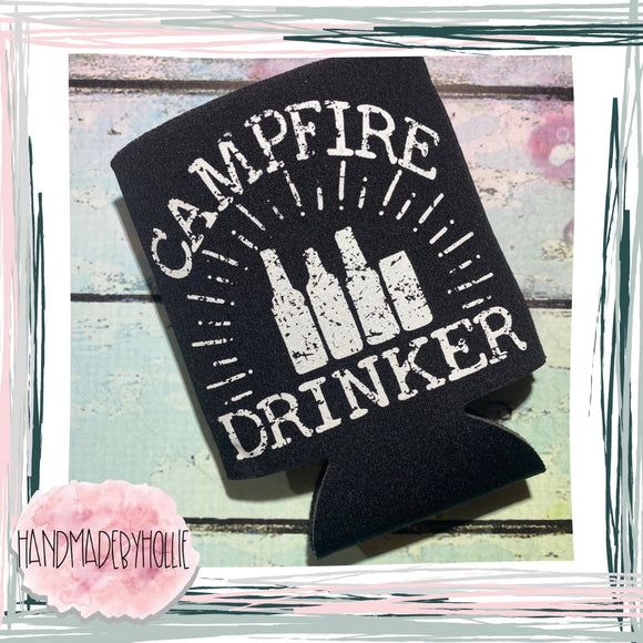 Campfire Drinker Can Coozie