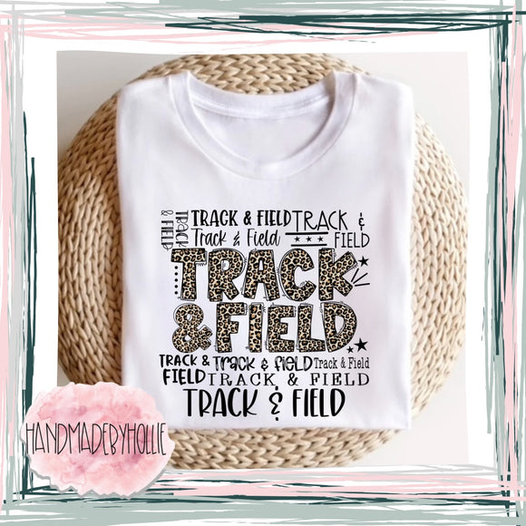 Track and Field Typography