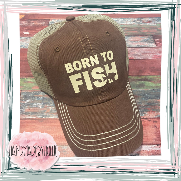 Born to Fish Hat