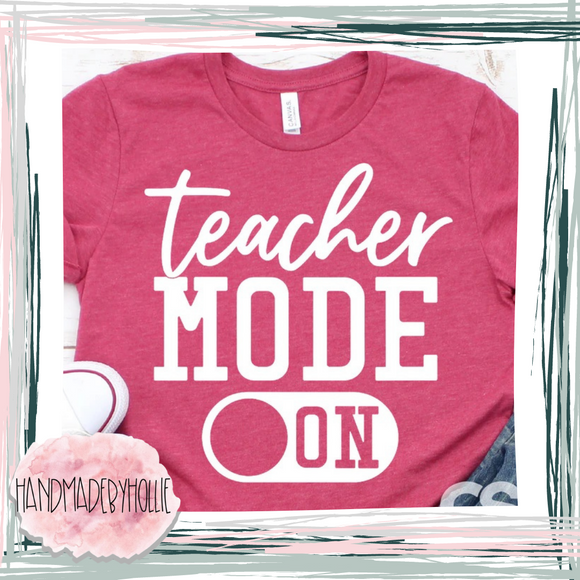 Teacher Mode On